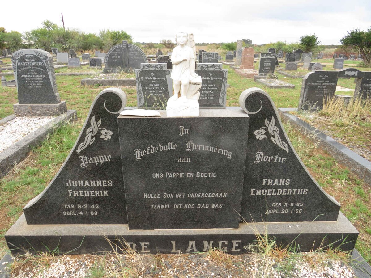 LANGE Johannes Frederik, de 1942-1966 :: DE LANGE Frans Engelbertus 1965-1966