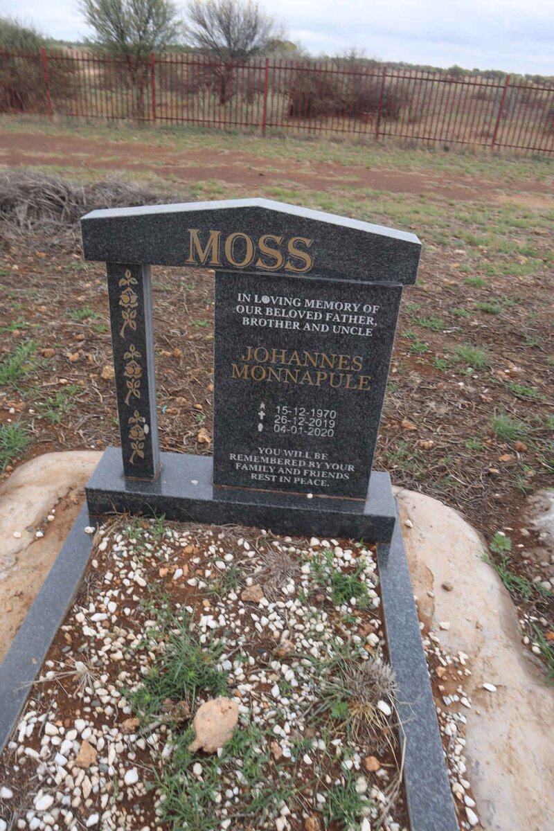 MOSS Johannes Monnapule 1970-2019