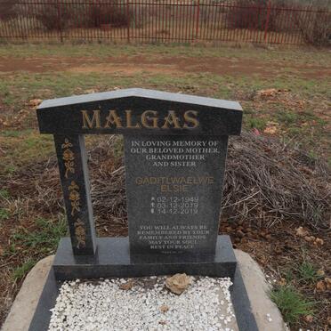 MALGAS Gaditlwaelwe Elsie 1949-2019