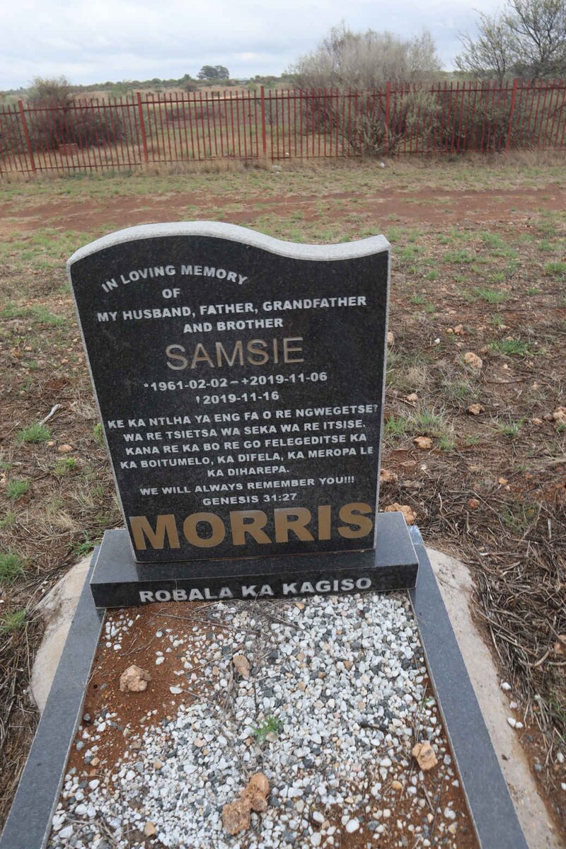 MORRIS Samsie 1961-2019