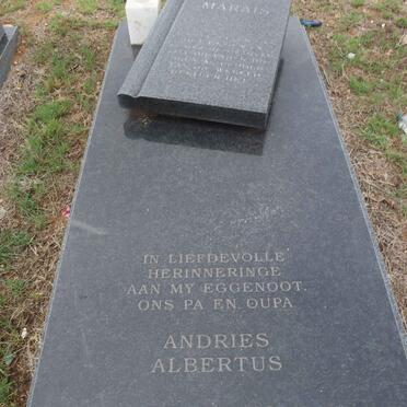 MARAIS Andries Albertus 1928-2003