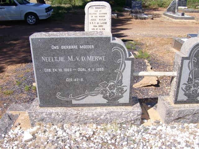 MERWE Neeltjie M., v.d. 1883-1955