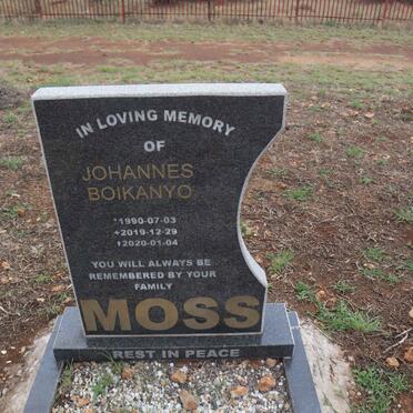MOSS Johannes Boikanyo 1990-2019