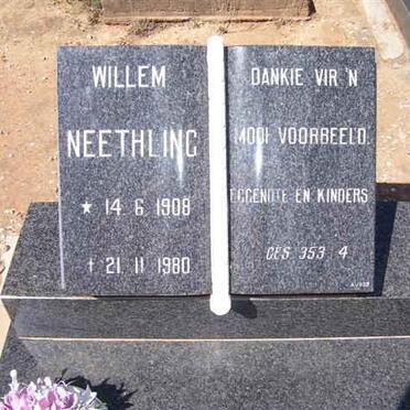 NEETHLING Willem 1908-1980