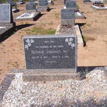 NEL Hendrik Johannes 1871-1954