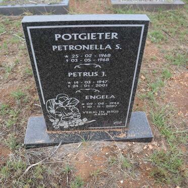 POTGIETER Petrus J. 1947-2001 & Engela 1946-2007 :: POTGIETER Petronella S. 1968-1968