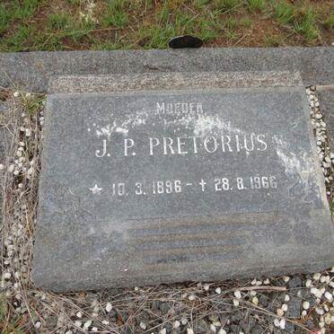 PRETORIUS J.P. 1896-1966
