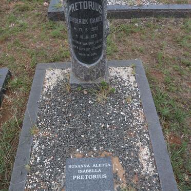 PRETORIUS Diederick Daniel 1920-1971 & Susanna Aletta Isabella 1920-2016 _1