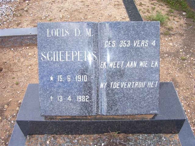 SCHEEPERS Louis D.M. 1910-1982
