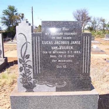 VUUREN Lucas Jacobus, Janse van 1883-1954