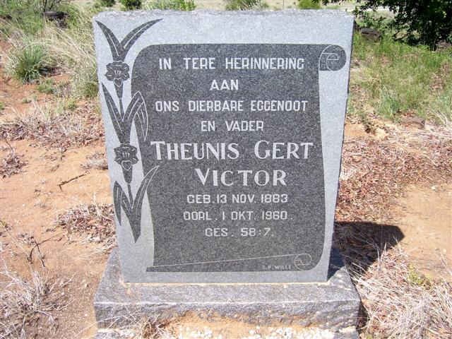 VICTOR Theunis Gert 1883-1960