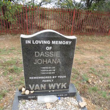 WYK Dassie Johana, van 1978-2014