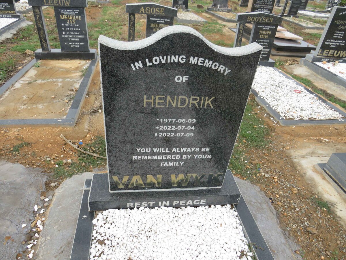 WYK Hendrik, van 1977-2022