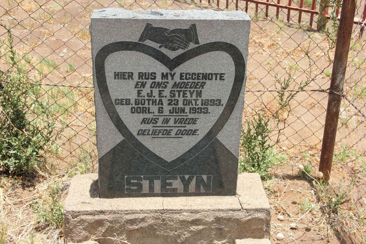 STEYN E.J.E. nee BOTHA 1893-1933