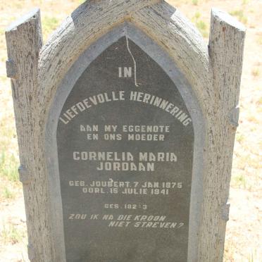 JORDAAN Cornelia Maria nee JOUBERT 1875-1941