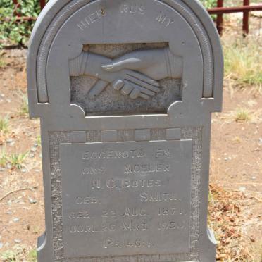 BOTES H.C. nee SMITH 1871-1950