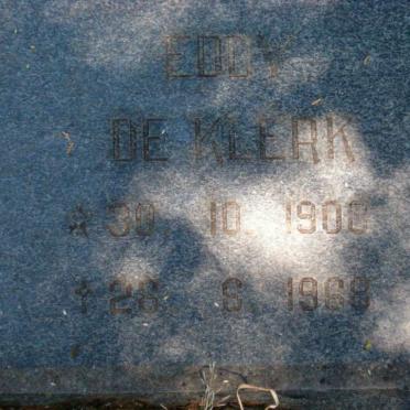 KLERK Eddy, de 1908-1968