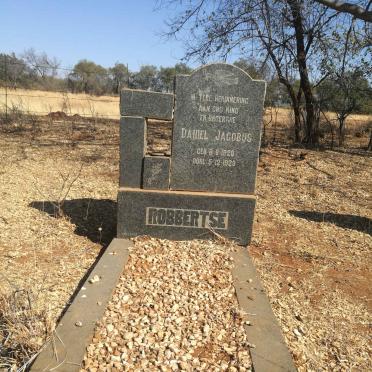 ROBBERTSE Daniel Jacobus 1920-1929