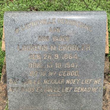 GROBLER Lourens M. 1864-1947