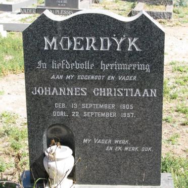 MOERDYK Johannes Christiaan 1905-1957