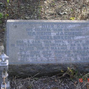 ENGELBRECHT Barend Jacobus 1914-1939