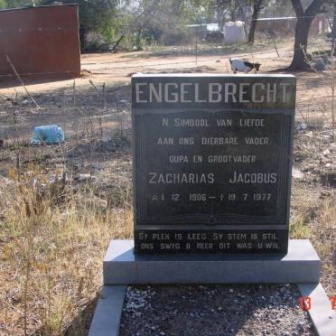 ENGELBRECHT Zacharias Jacobus 1906-1977