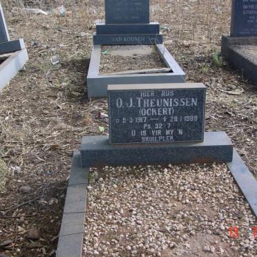 THEUNISSEN Ockert J. 1917-1989