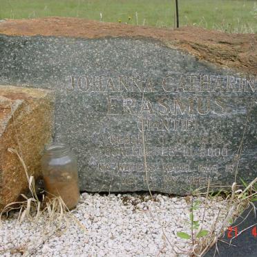 ERASMUS Johanna Catharina 1936-2000