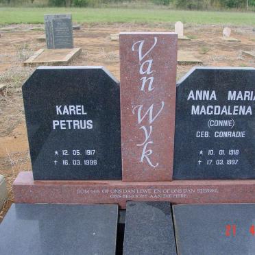 WYK Karel Petrus 1917-1998 &amp; Anna Maria Magdalena 1918-1997