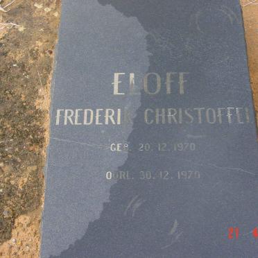 ELOFF Frederik Christoffel 1970-1970