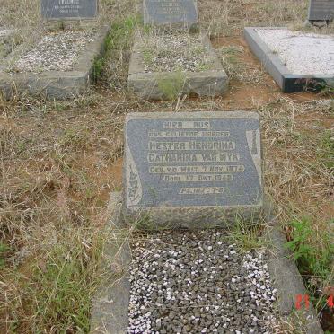 WYK Hester Hendrina Catharina, van nee V.D. WALT  1874-1948