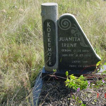 KOEKEMOER Juanita Irene 1969-1989