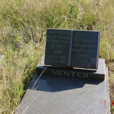 VENTER Petrus 1907-1980