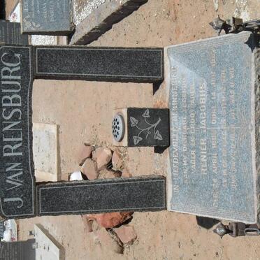 RENSBURG Renier Jacobus, Janse van 1898-19??