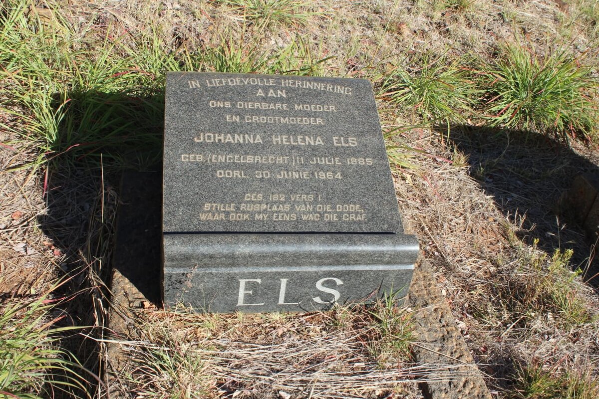 ELS Johanna Helena nee ENGELBRECHT 1885-1964