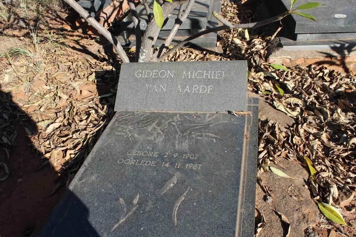 AARDE Gideon Michiel, van 1907-1987