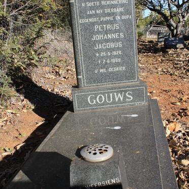 GOUWS Petrus Johannes Jacobus 1926-1969