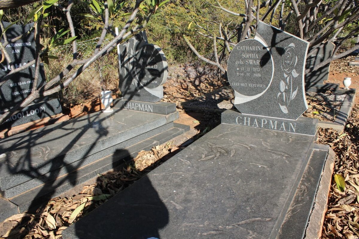 CHAPMAN ? & Catharina Sophia SWART 1933-2008