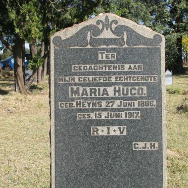 HUGO Maria nee HEYNS 1886-1917