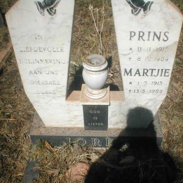 JORDT Prins 1915-1989 &amp; Martjie 1915-1989