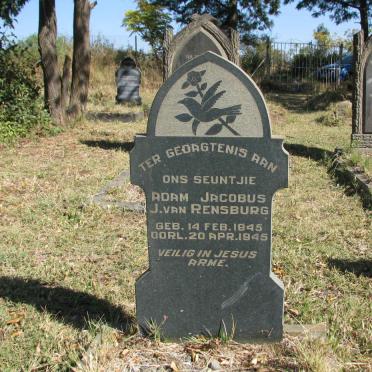 RENSBURG Adam Jacobus, J. van 1945-1945
