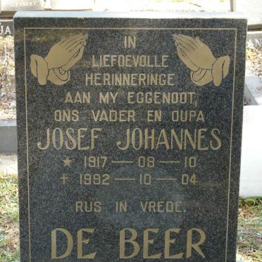 BEER Josef Johannes, de 1917-1992