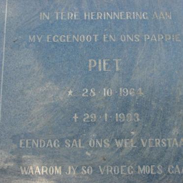 SCHOEMAN Piet 1964-1993