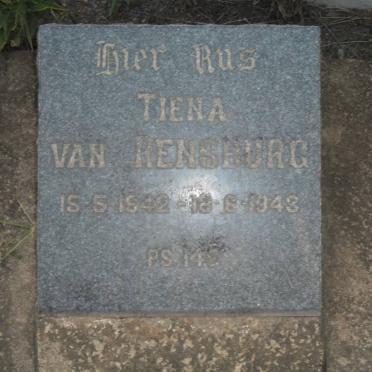 RENSBURG Tiena, van 1942-1943