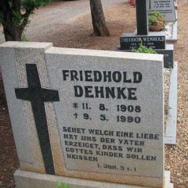 DEHNKE Friedhold 1908-1990