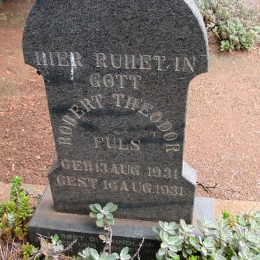 FULS Robert Theodor 1931-1931