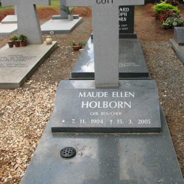 HOLBORN Maude Ellen nee BOUCHER 1904-2005