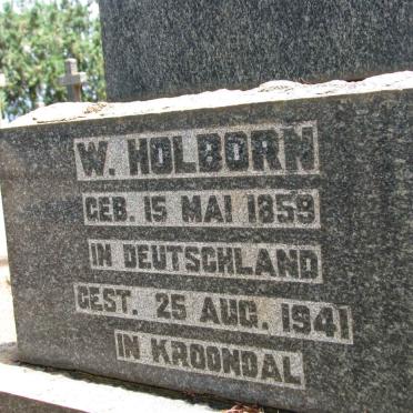 HOLBORN W. 1859-1941