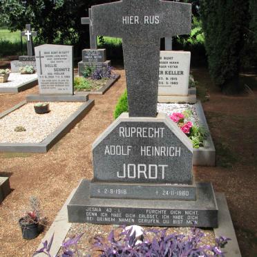JORDT Ruprecht Adolf Heinrich 1918-1980