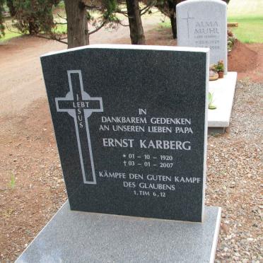 KARBERG Ernst 1920-2007